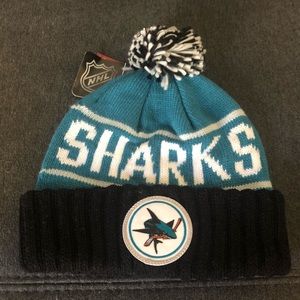 San Jose Sharks Beanie - Mitchell & Ness